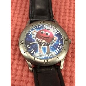 1998 M&Ms Official Candy of The New Millennium Limited Watch Needs Battery Vtg
